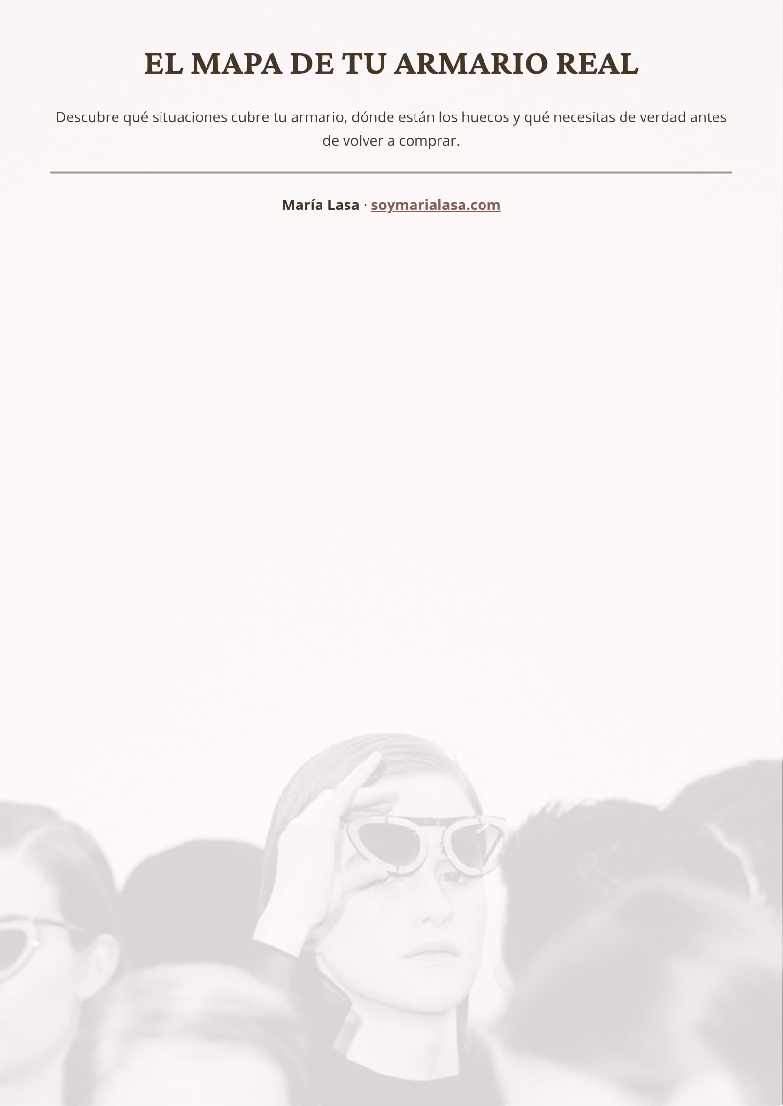 Portada de «El mapa de tu armario real»